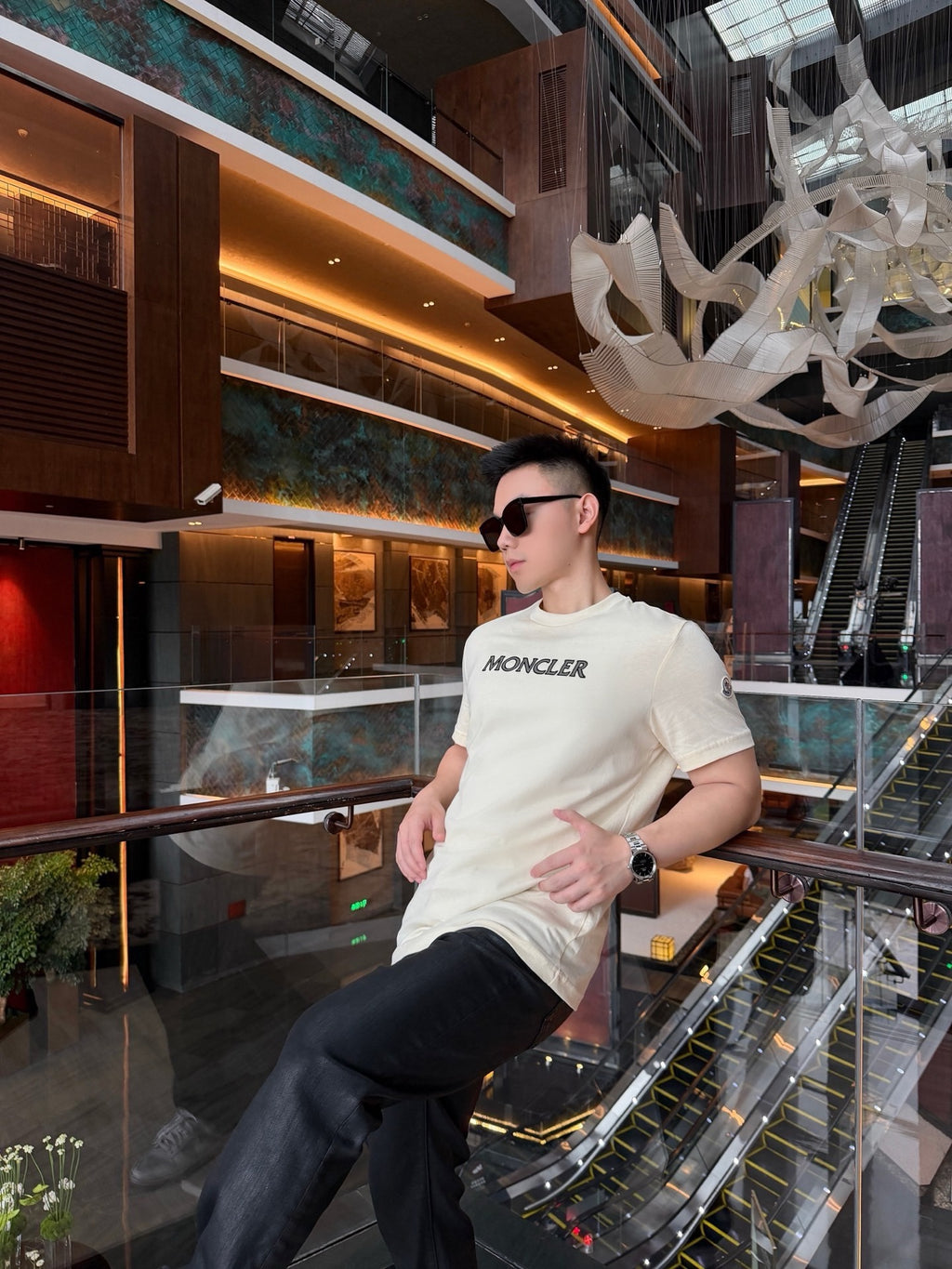 Moncler Embroidered T-Shirt - view 15