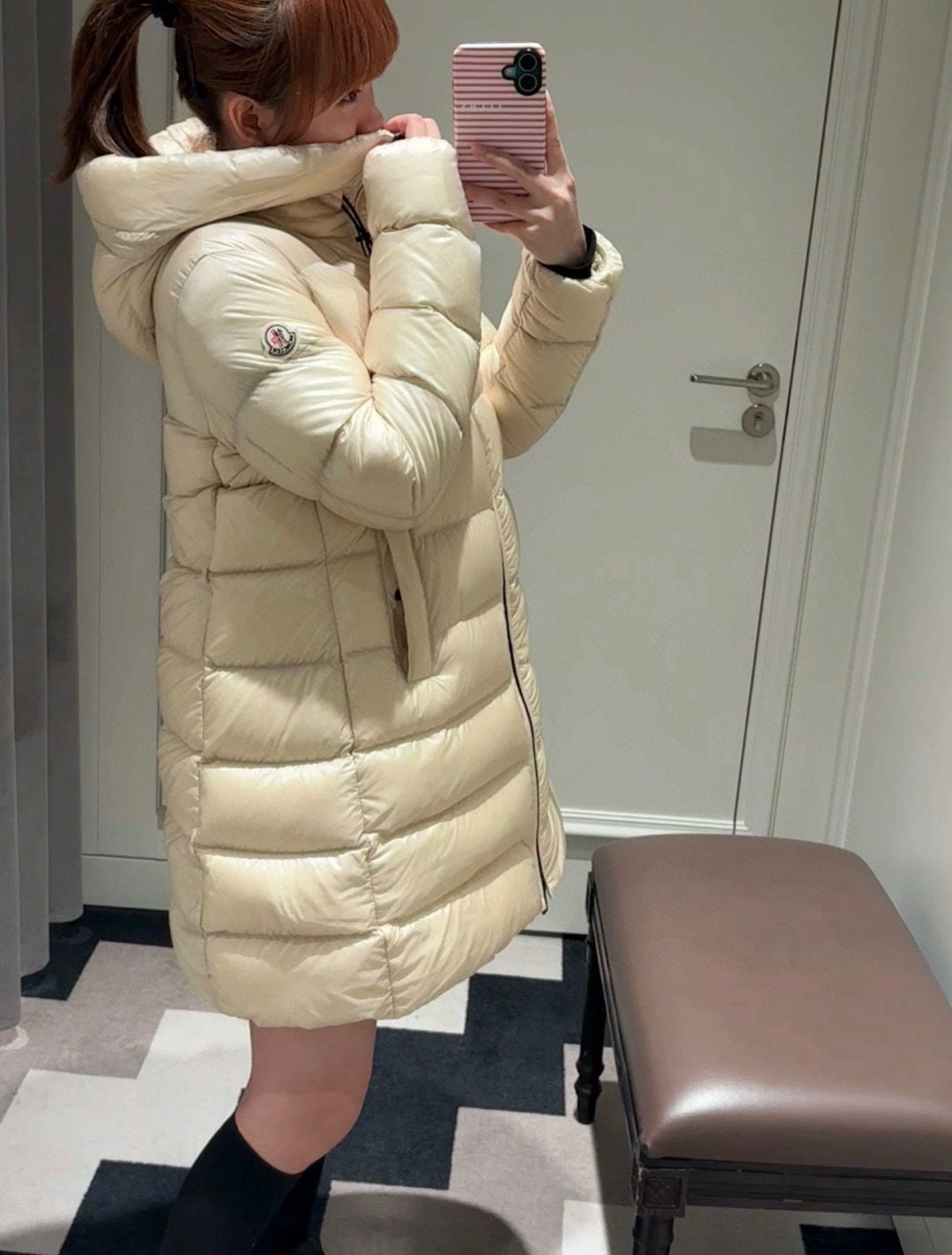 Moncler Women's Hooded Lightweight Down Jacket - view 15