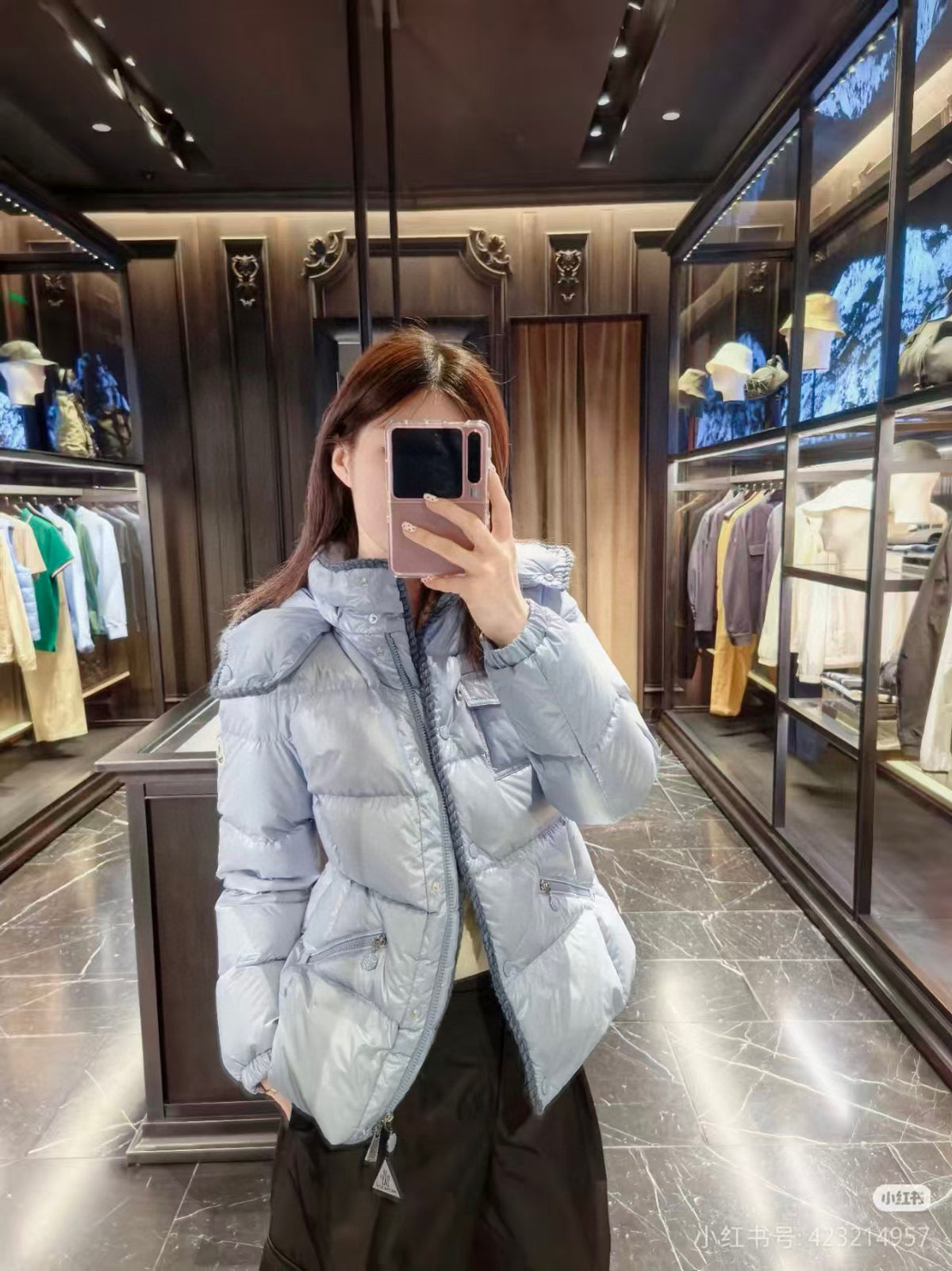 Moncler Women's Hooded Down Jacket - view 15