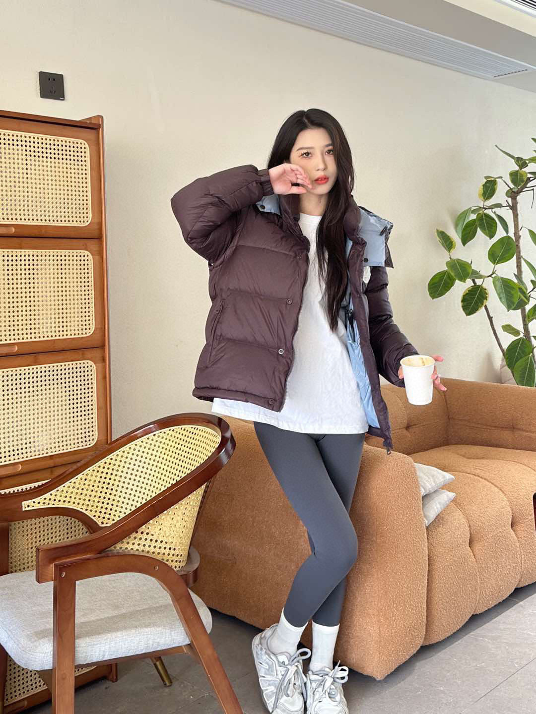 Moncler Hooded Embroidered Down Jacket - view 15