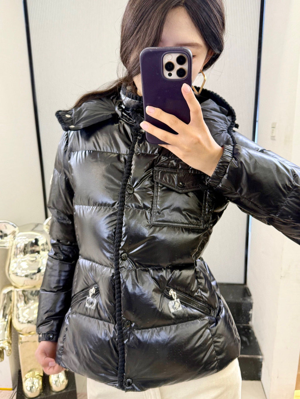 Moncler Women's Hooded Down Jacket - view 15
