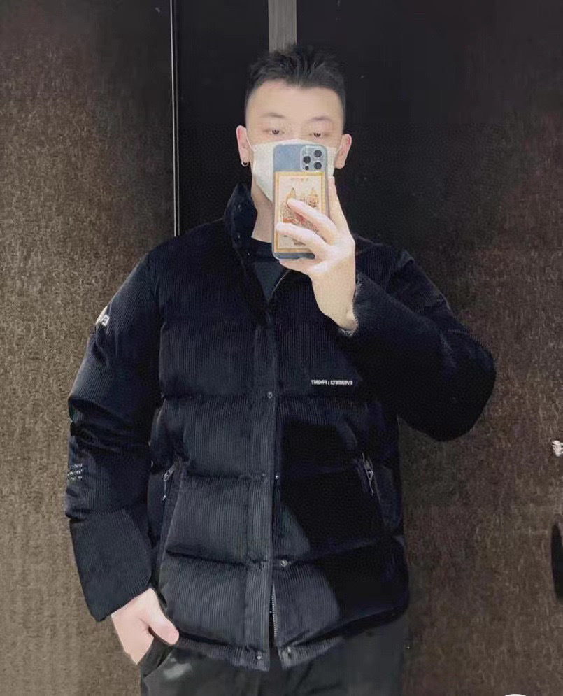 Moncler Zip-Up Embroidered Down Jacket - view 15
