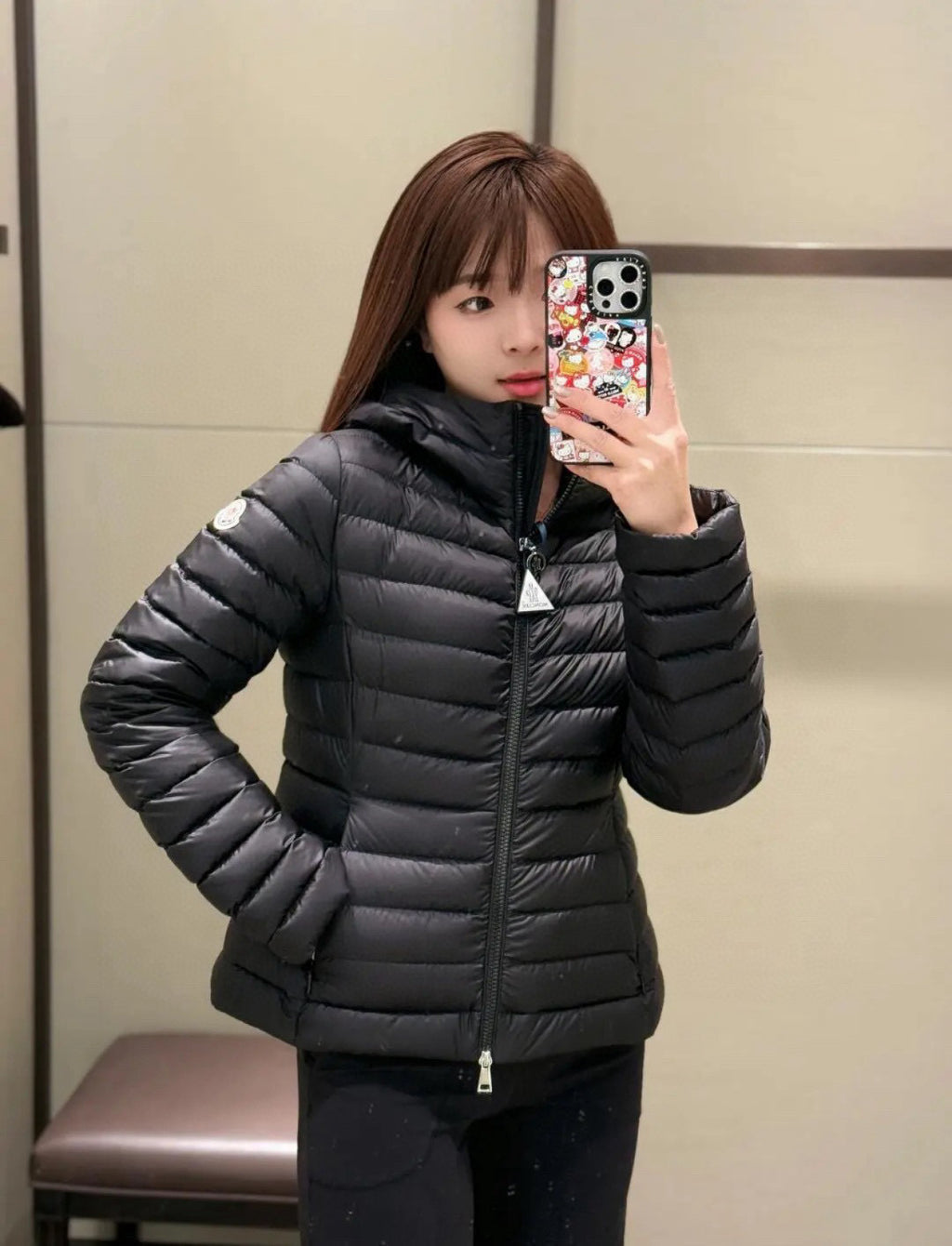 Moncler Women's Hooded Zip-Up Down Jacket - view 15