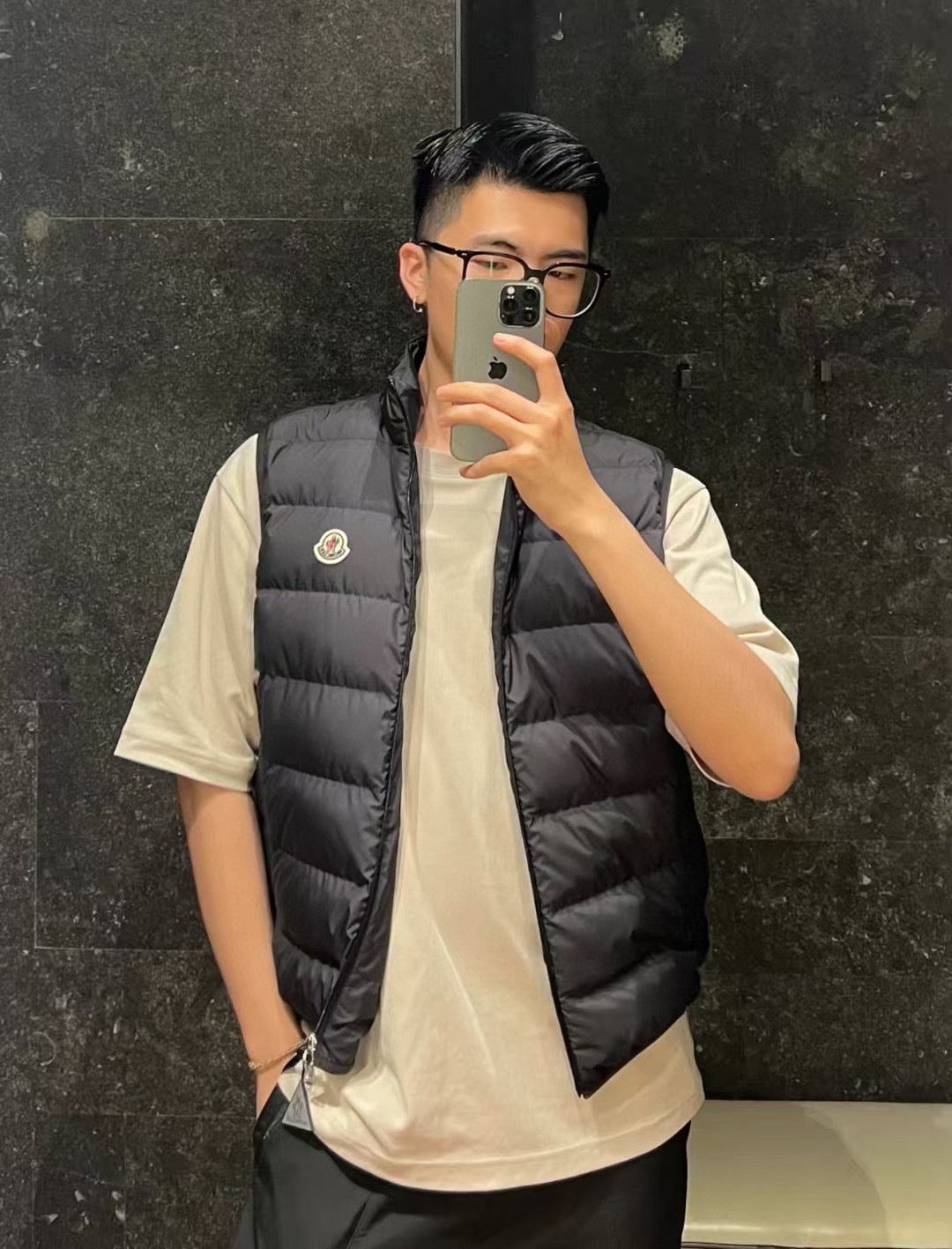Moncler Men's Zip-Up Logo Vest - view 15