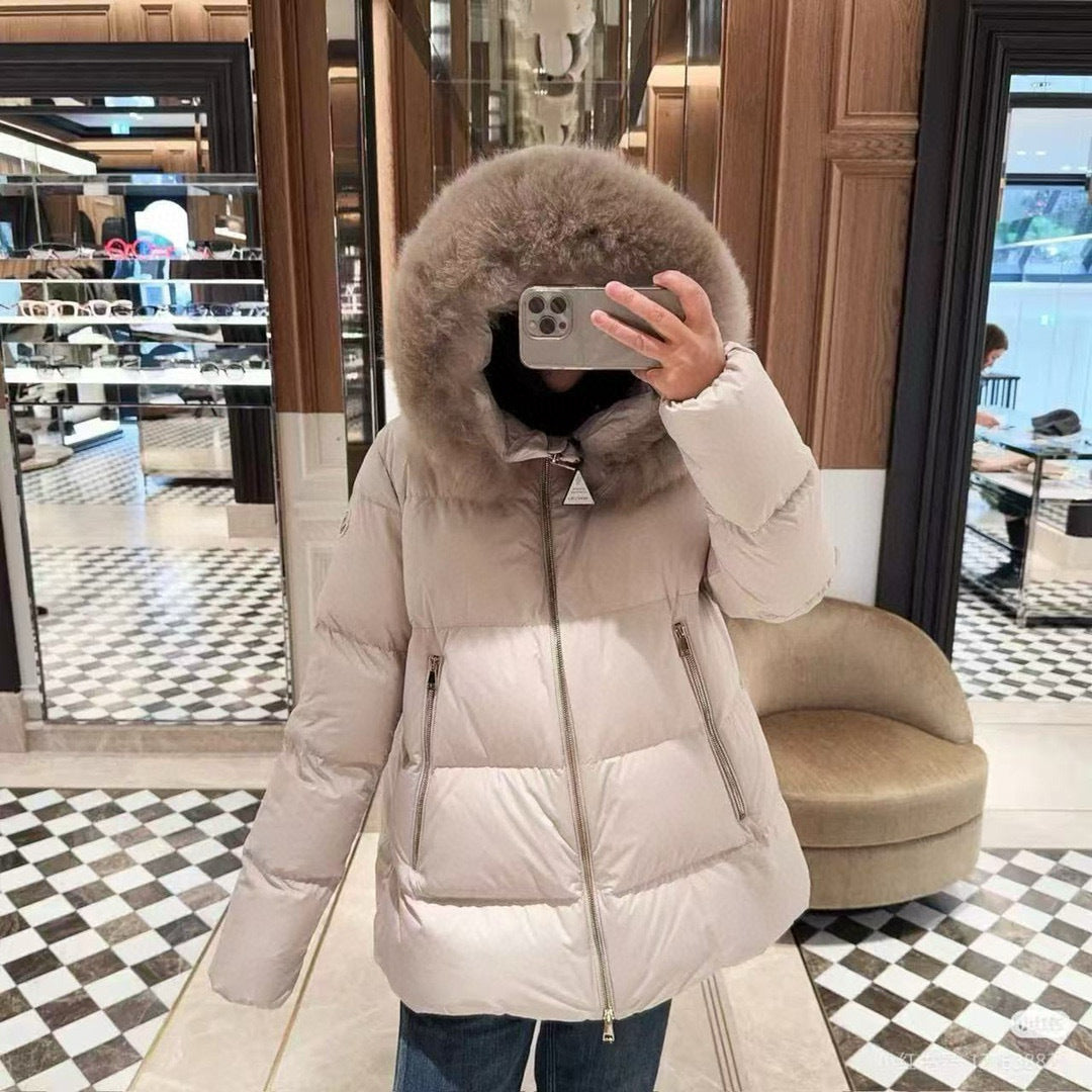 Moncler Women's Hooded Zip-Up Down Jacket - view 16