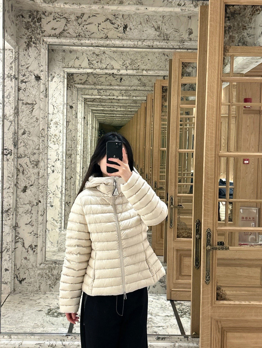 Moncler Women's Hooded Zip-Up Down Jacket - view 16