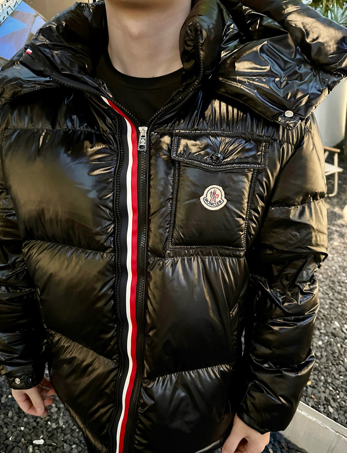 Moncler Hooded Zip-Up Down Jacket - view 16