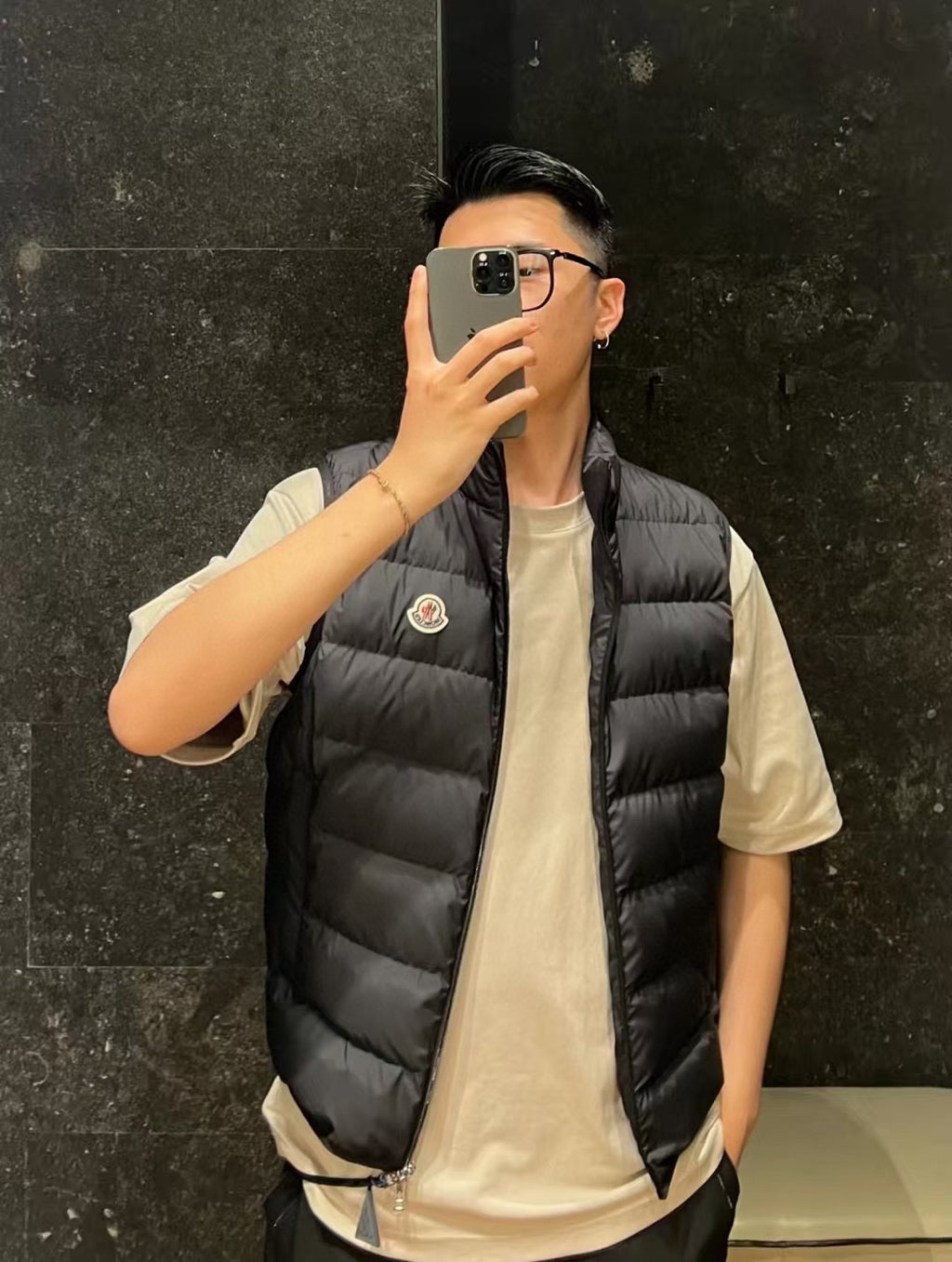 Moncler Men's Zip-Up Logo Vest - view 16