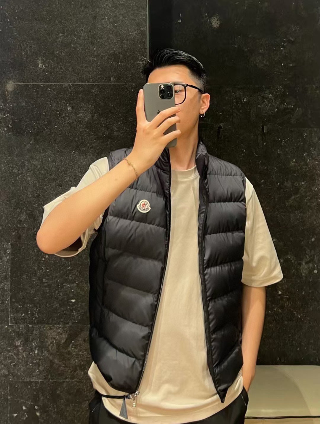 Moncler Men's Zip-Up Logo Vest - view 16