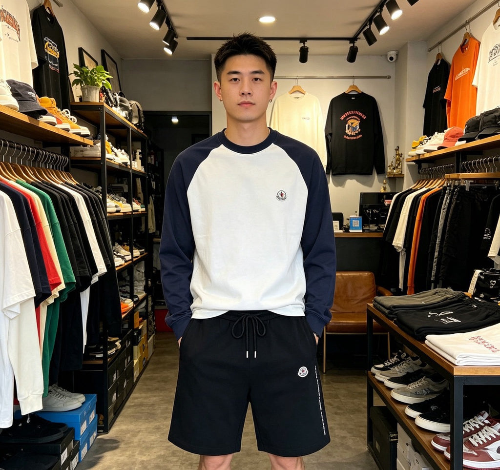 Moncler Embroidered Logo Short - view 16