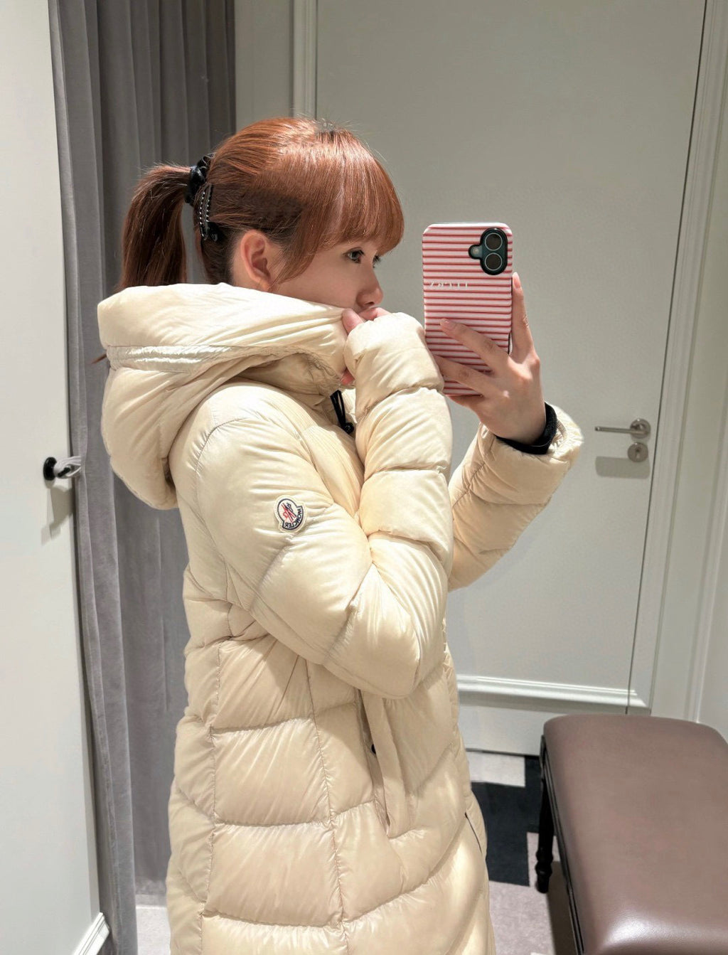 Moncler Women's Hooded Lightweight Down Jacket - view 16