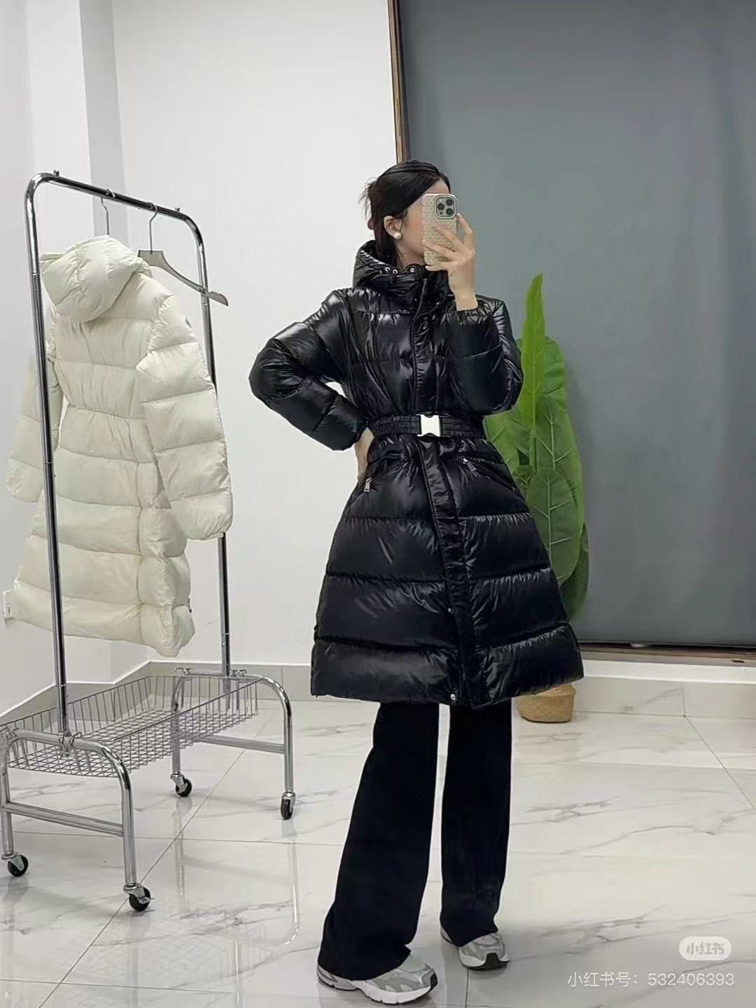 Moncler Women's Hooded Zip-Up Down Jacket - view 16