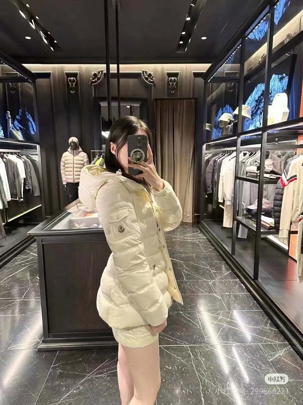 Moncler Women's Hooded Down Jacket - view 17