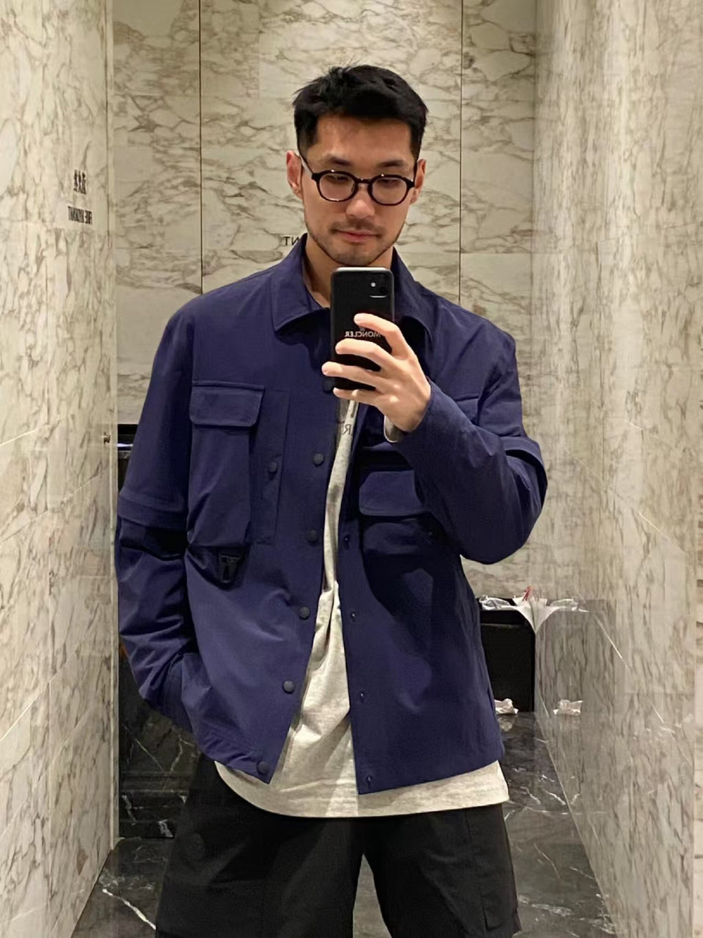 Moncler Grenoble Zip-Up Logo Jacket - view 17