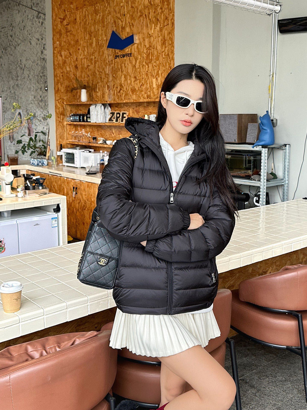 Moncler Hooded Lightweight Down Jacket - view 17