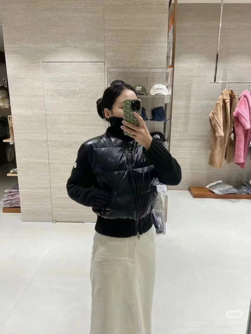 Moncler Embroidered Logo Down Jacket - view 17