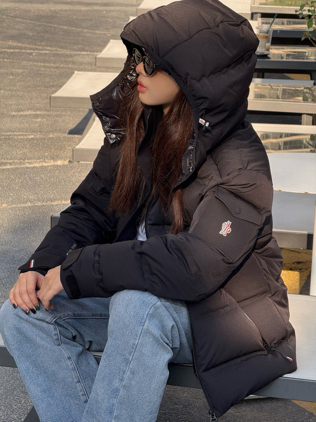 Moncler Hooded Down Jacket - view 17