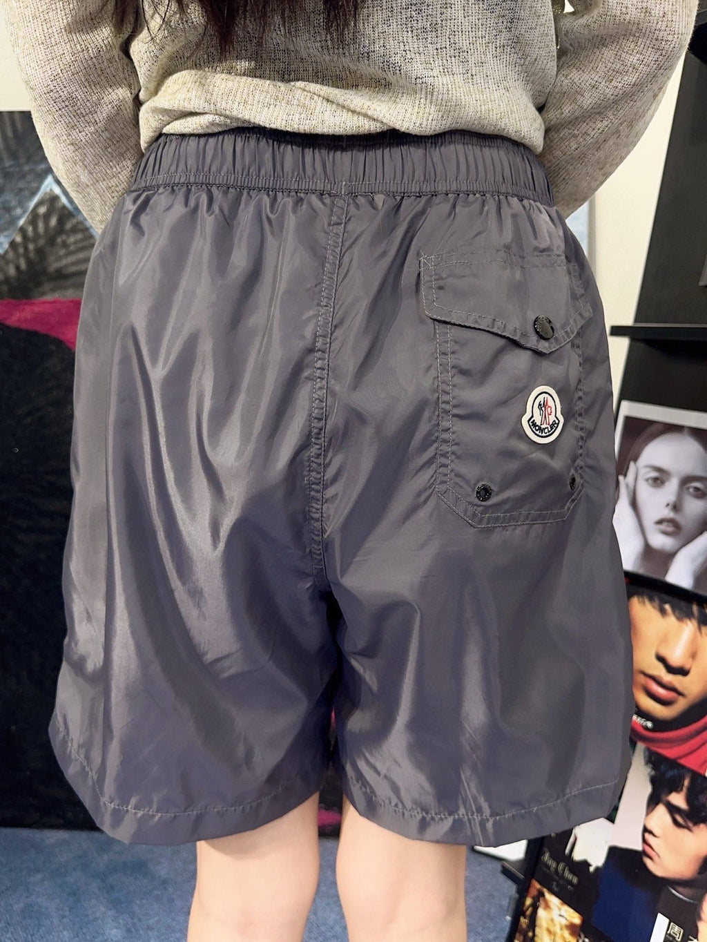 Moncler Logo Lightweight Short - view 17