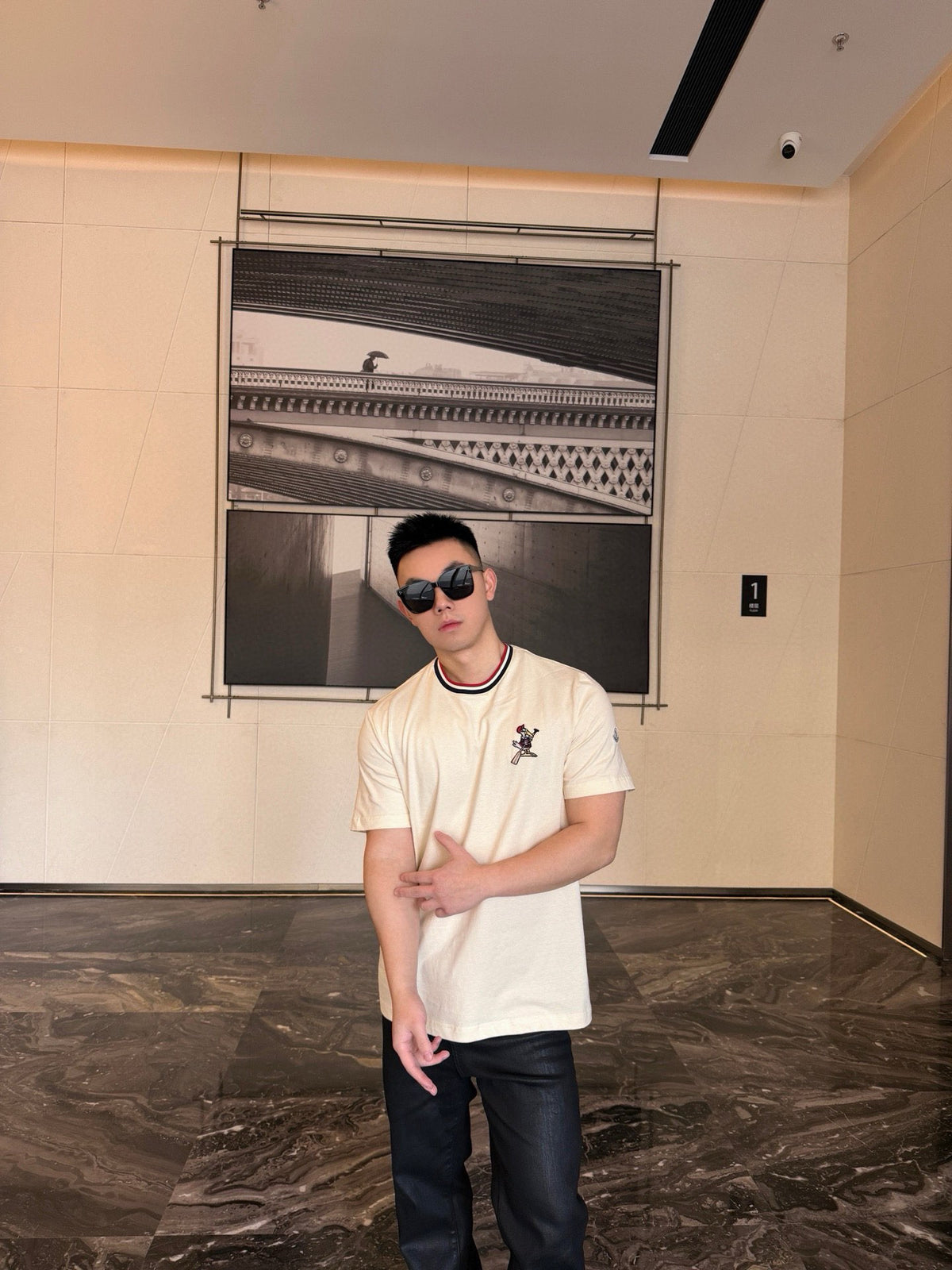 Moncler Embroidered T-Shirt - view 17