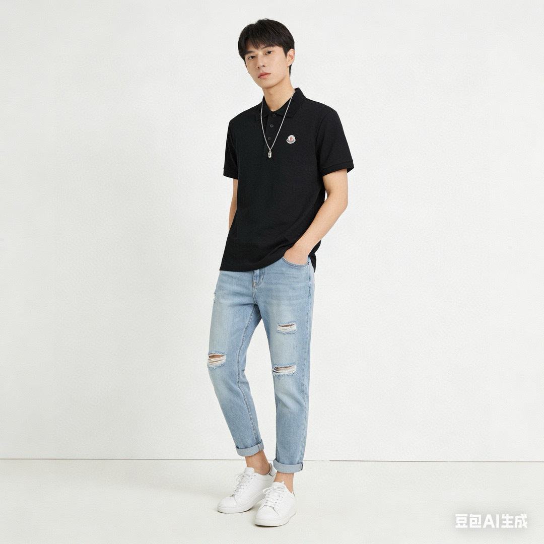 Moncler Lightweight Polo Shirt - view 18