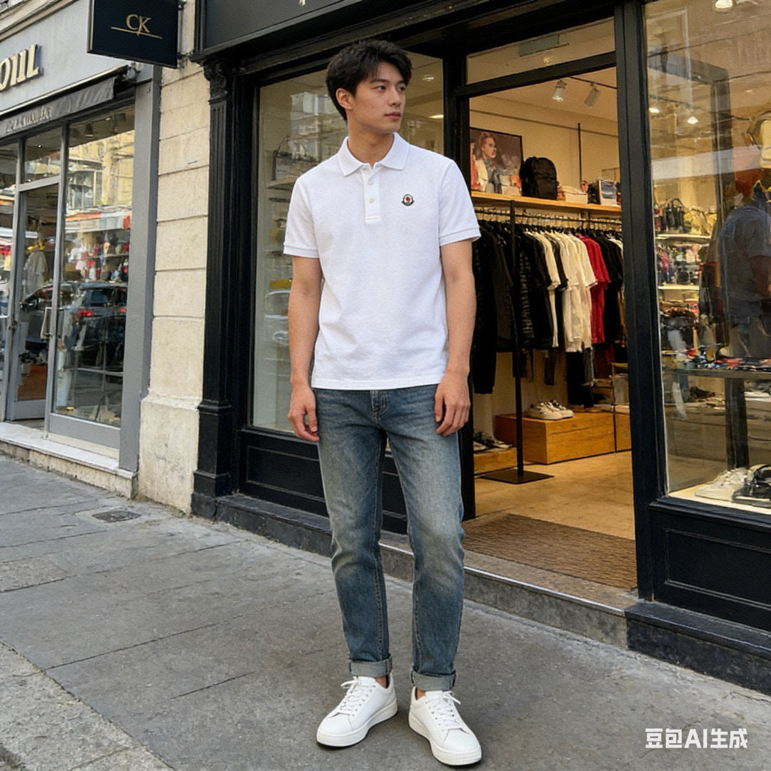 Moncler Lightweight Polo Shirt - view 18