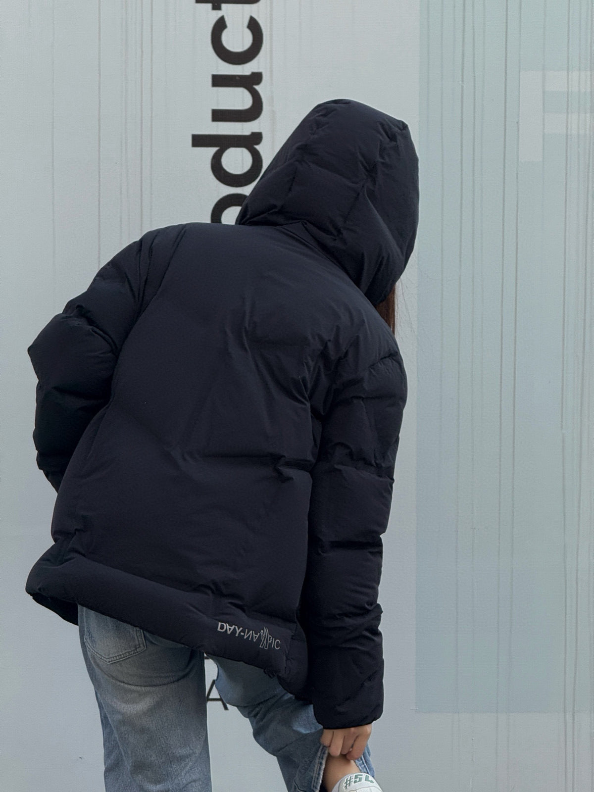 Moncler Hooded Logo Down Jacket - view 18