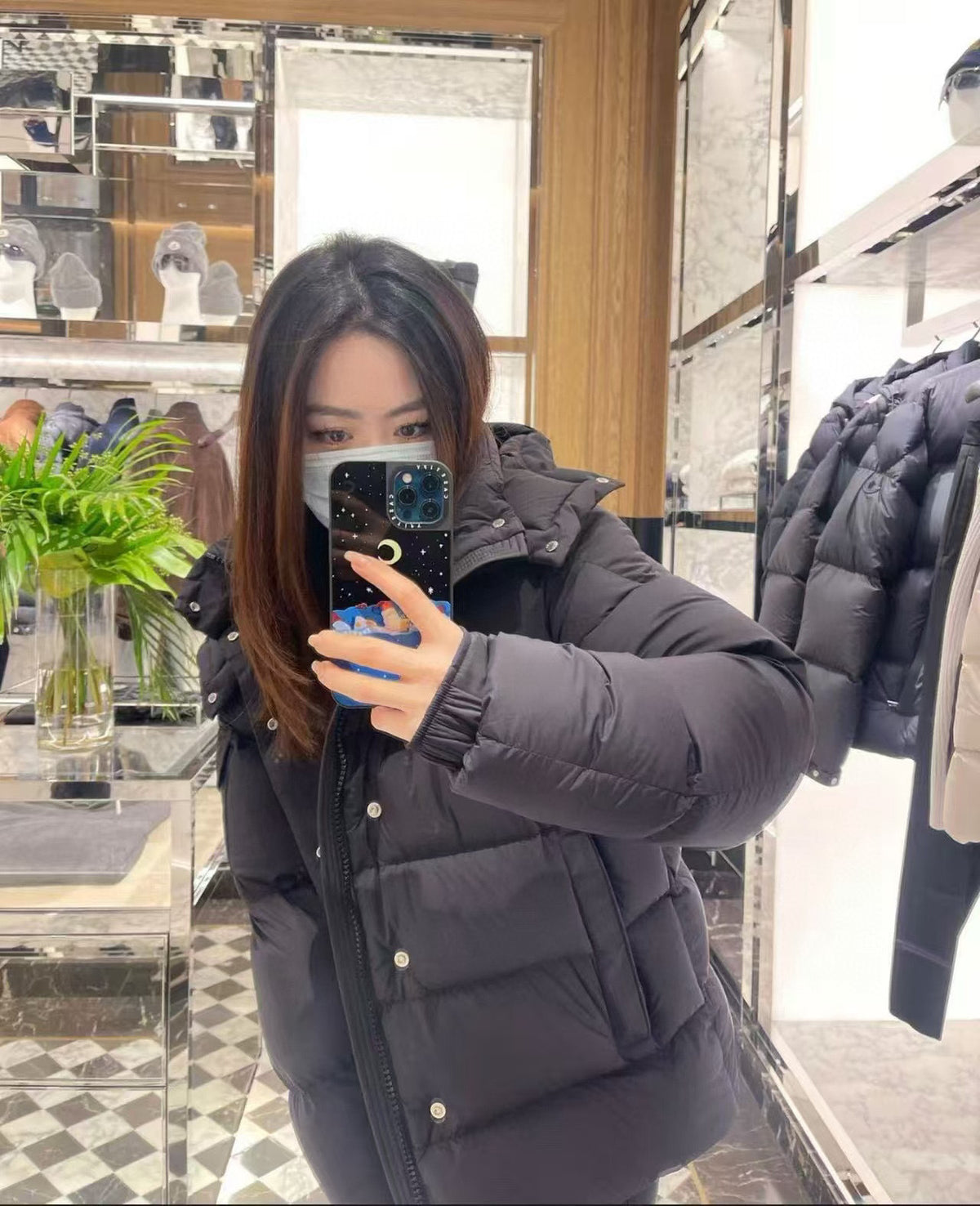 Moncler Maya Zip-Up Down Jacket - view 18