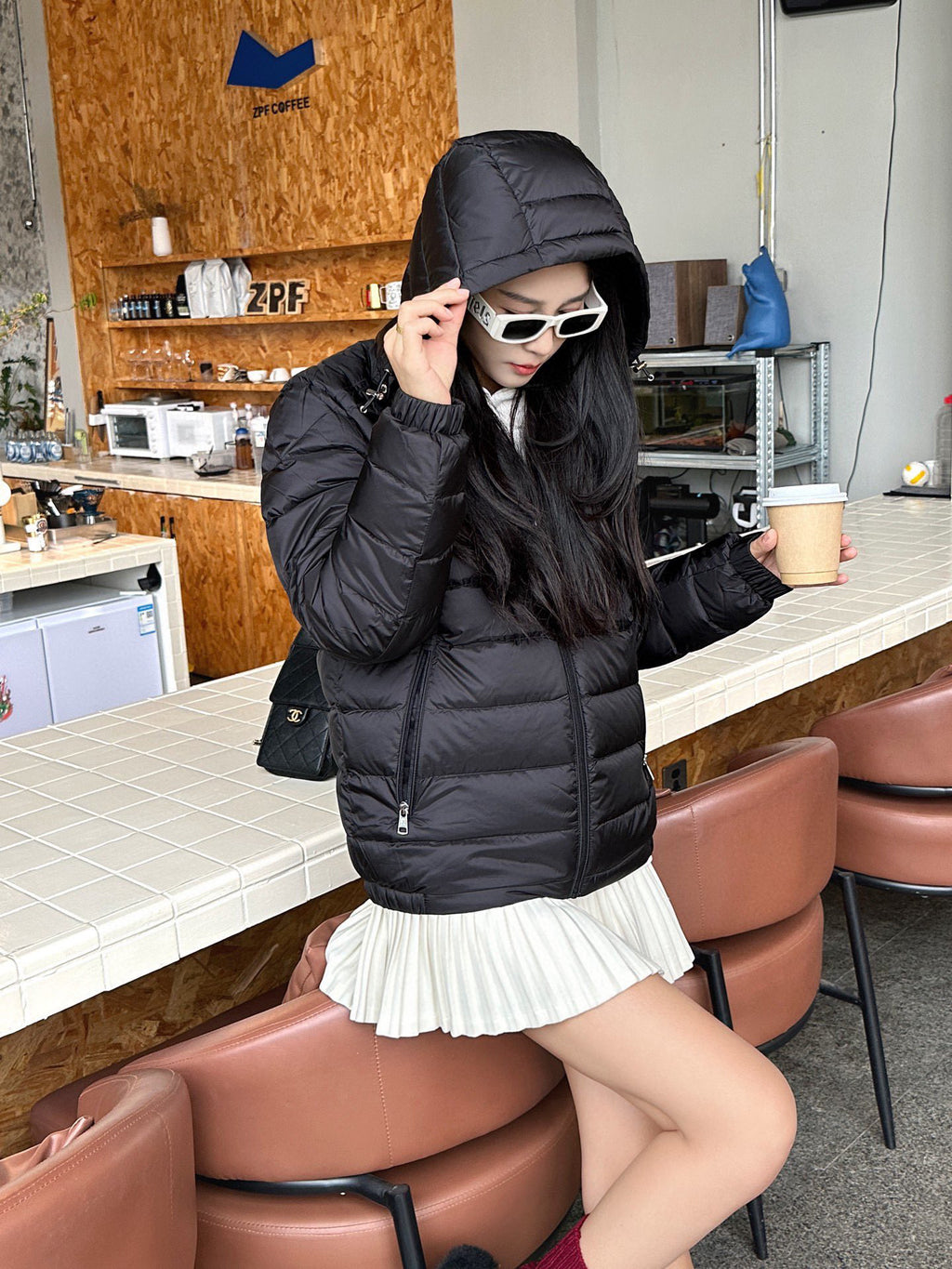 Moncler Hooded Lightweight Down Jacket - view 18