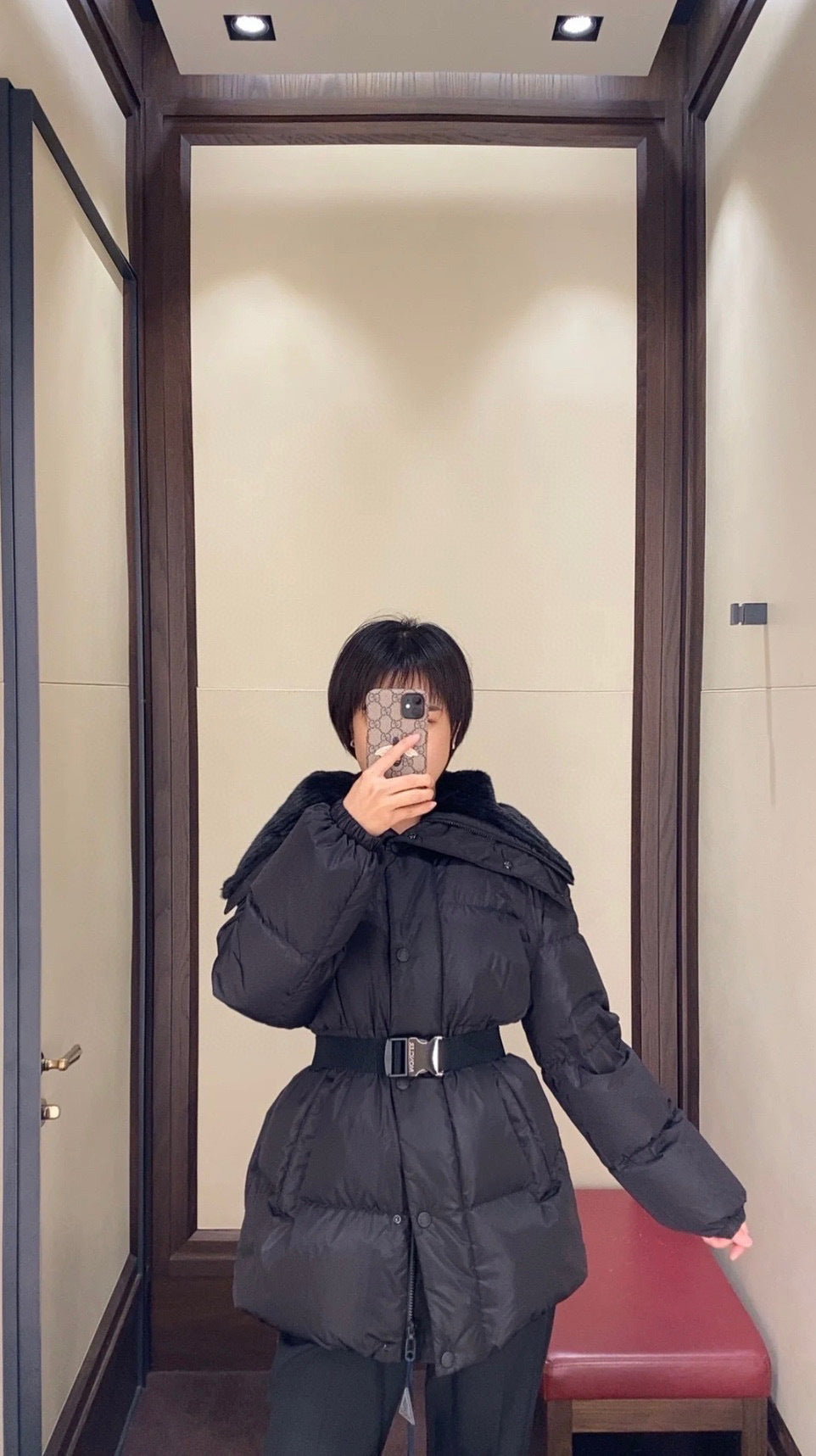 Moncler Women's Zip-Up Embroidered Down Jacket - view 18