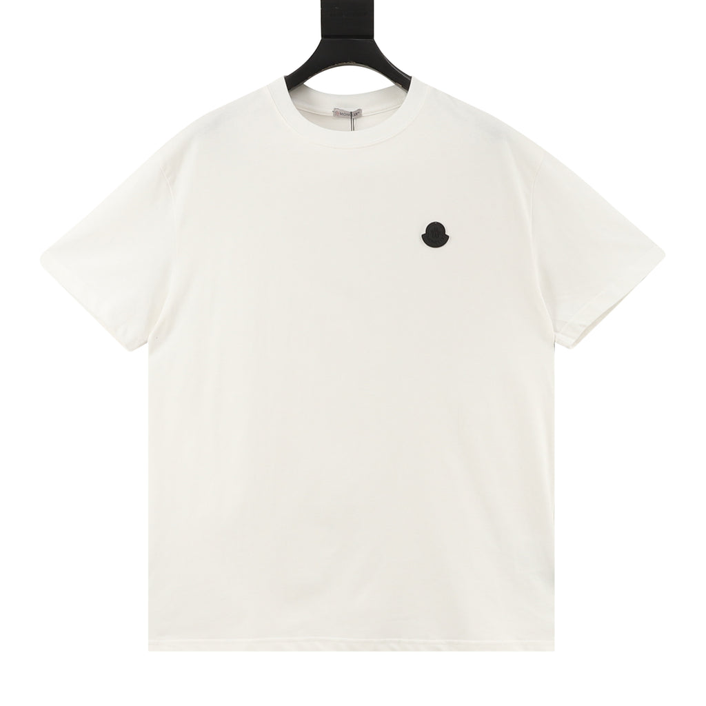 Moncler Embroidered Logo T-Shirt - Black - view 1