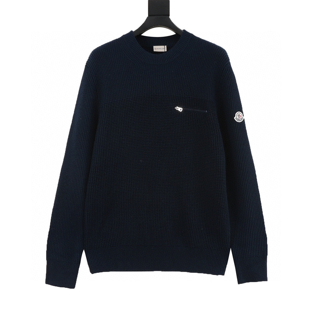 Moncler Embroidered Logo Sweater - view 1