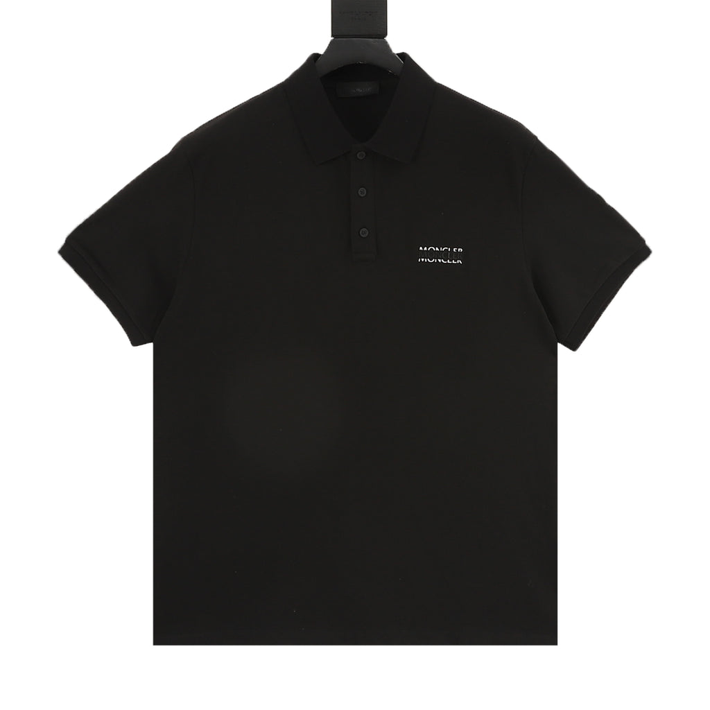 Moncler Graphic Polo Shirt - Black - view 1