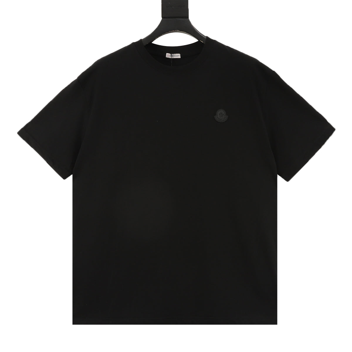 Moncler Embroidered Logo T-Shirt - Black - view 1