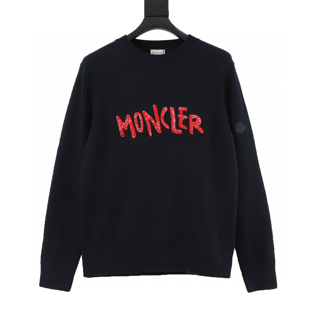 Moncler Embroidered Sweater - view 1