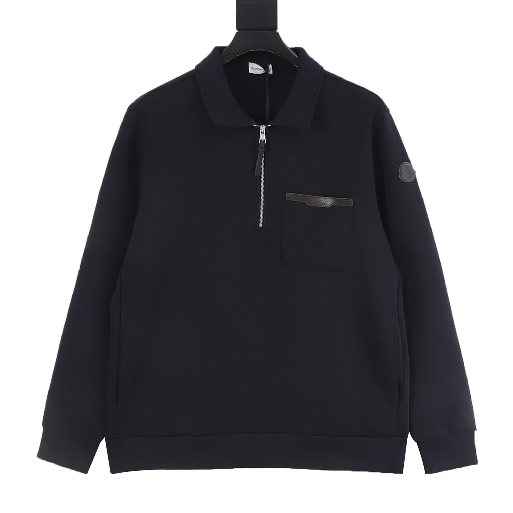 Moncler Zip-Up Embroidered Sweatshirt - view 1
