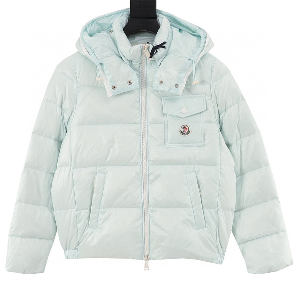 Moncler Women's Hooded Zip-Up Logo Down Jacket - view 1