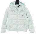 Moncler Women's Hooded Zip-Up Logo Down Jacket - view 1