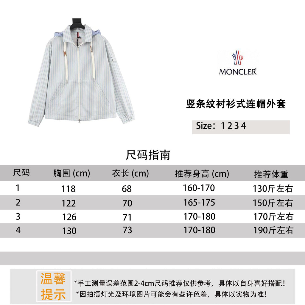 Moncler Hooded Zip-Up Graphic Shirt - view 1