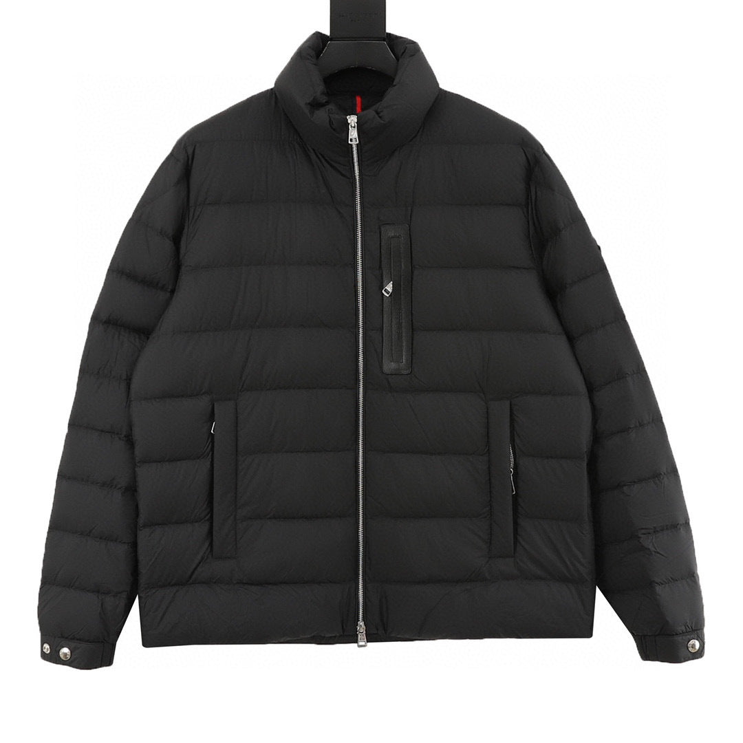 Moncler Zip-Up Lightweight Down Jacket - Black - view 1