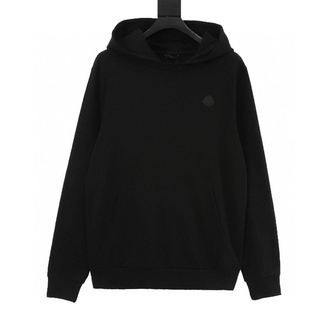 Moncler Hooded Hoodie - Black - view 1