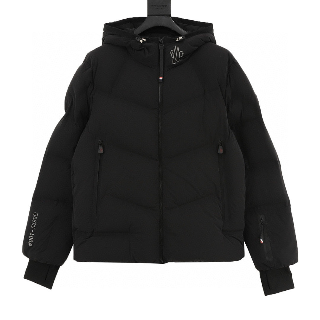 Moncler Hooded Logo Down Jacket - view 1