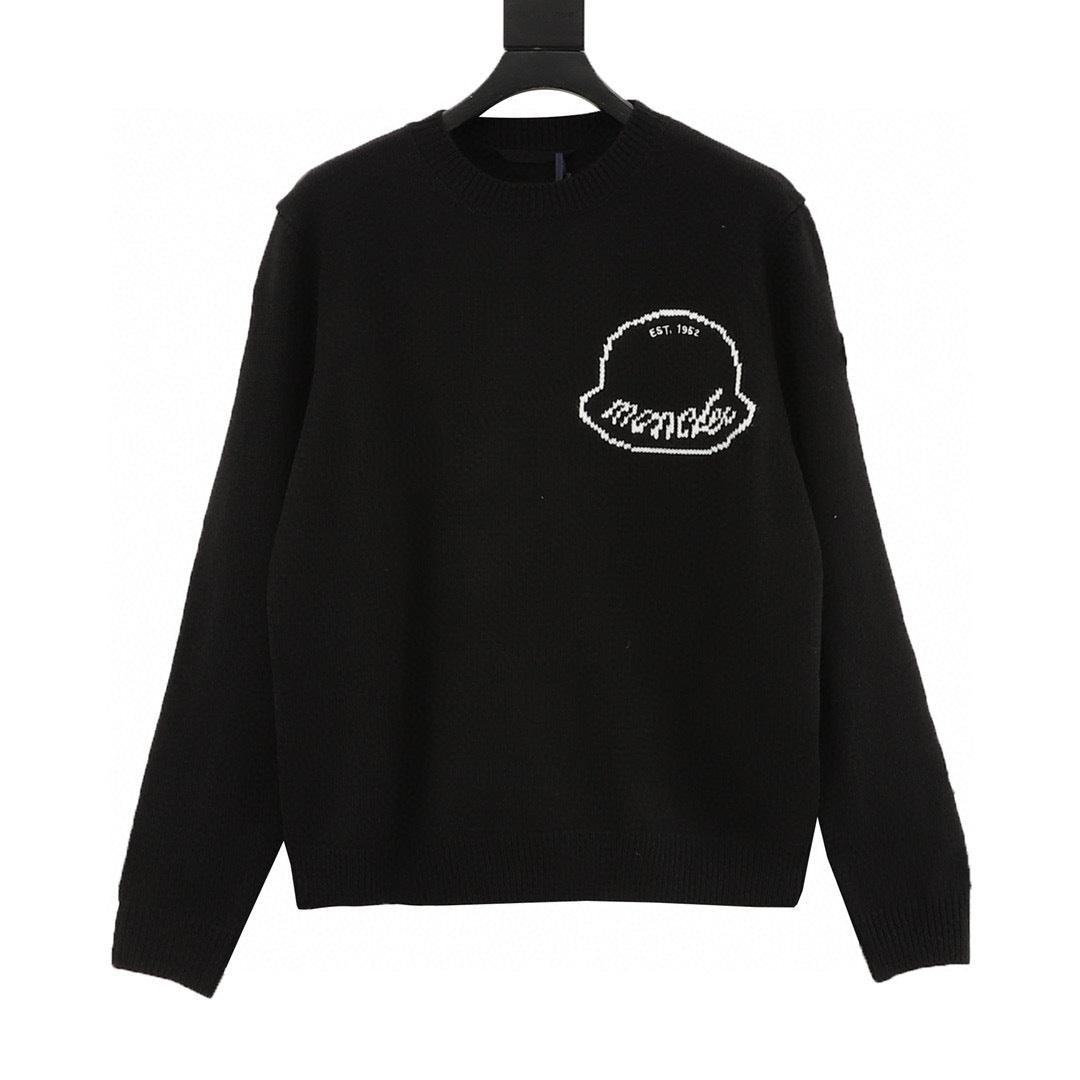 Moncler Embroidered Logo Sweater - view 1