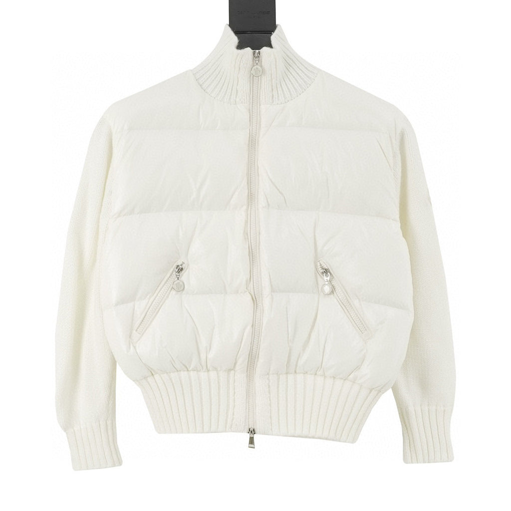 Moncler Embroidered Logo Down Jacket - view 1