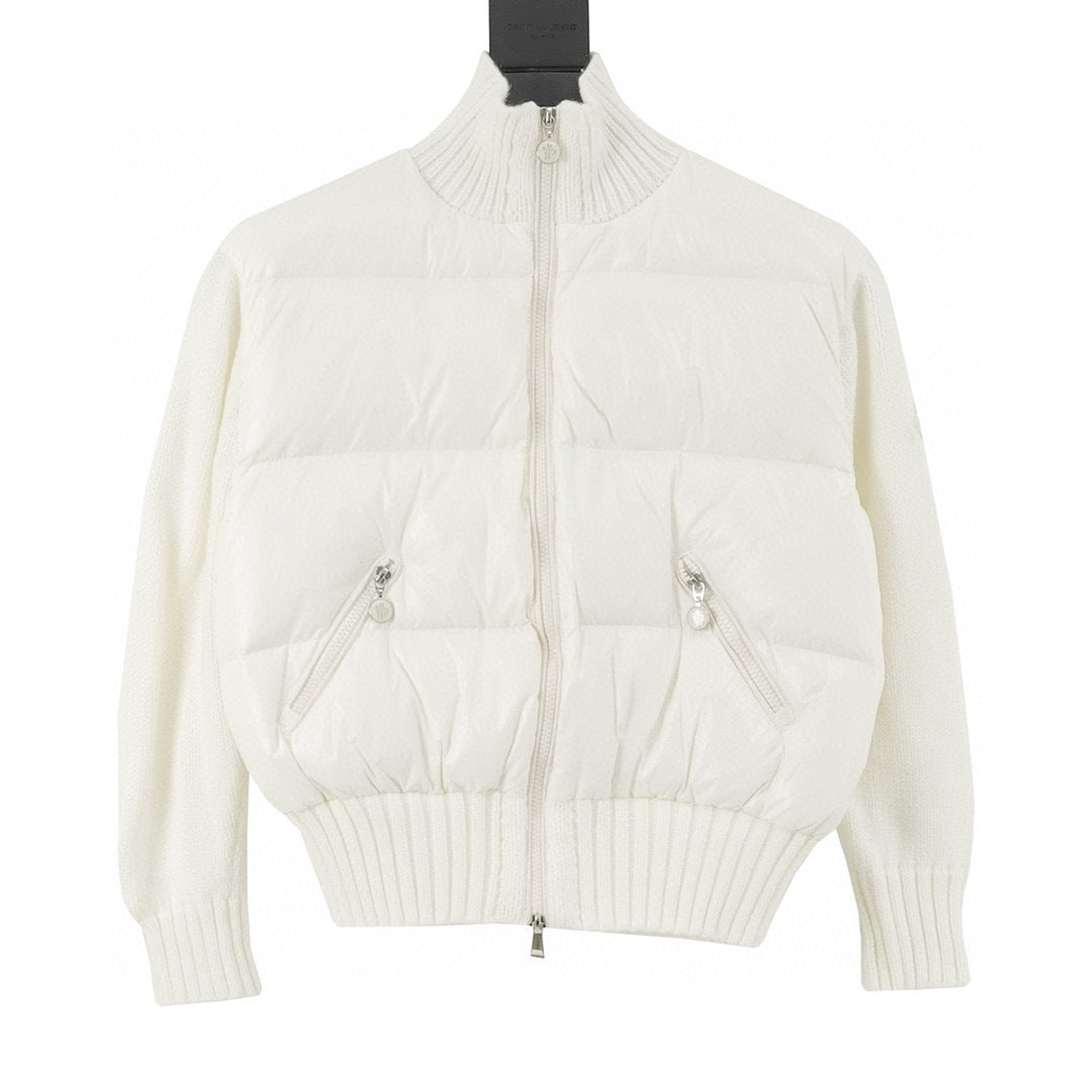Moncler Embroidered Logo Down Jacket - view 1