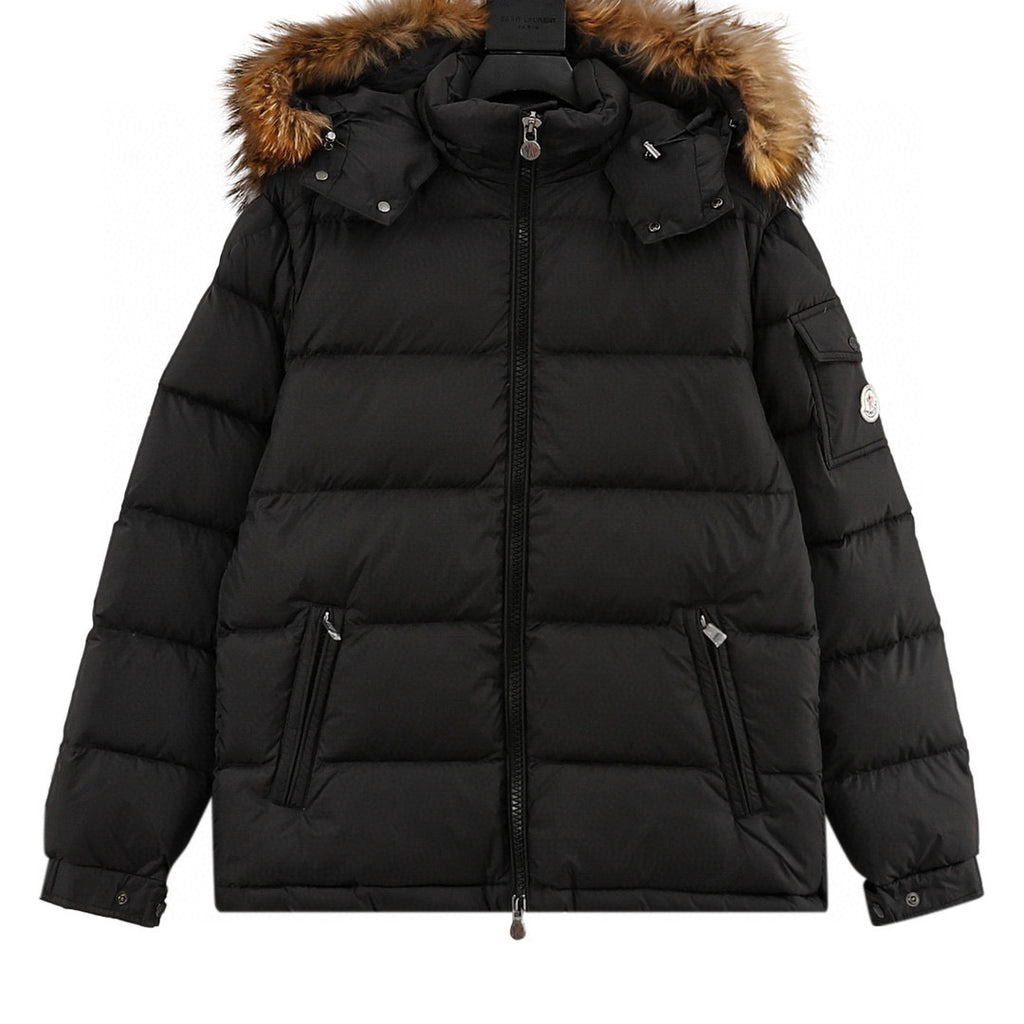 Moncler Men's Hooded Zip-Up Down Jacket - view 1