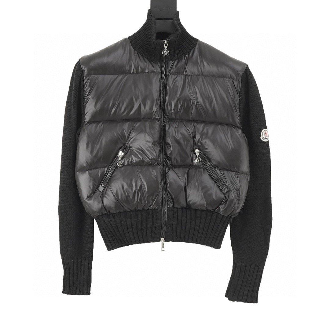 Moncler Embroidered Logo Down Jacket - view 1