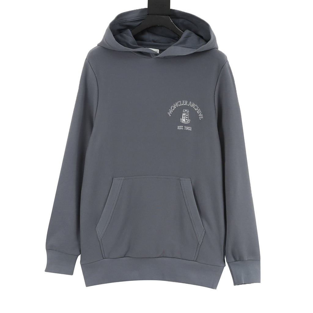 Moncler Hooded Embroidered Hoodie - view 1