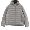 Moncler Hooded Zip-Up Logo Down Jacket - view 1
