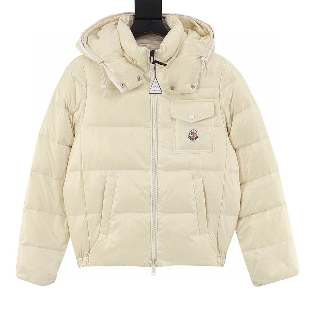Moncler Women's Hooded Zip-Up Logo Down Jacket - view 1