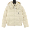 Moncler Women's Hooded Zip-Up Logo Down Jacket - view 1